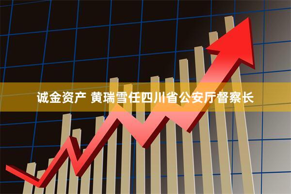 诚金资产 黄瑞雪任四川省公安厅督察长