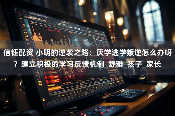 信钰配资 小明的逆袭之路：厌学逃学叛逆怎么办呀？建立积极的学习反馈机制_舒雅_孩子_家长